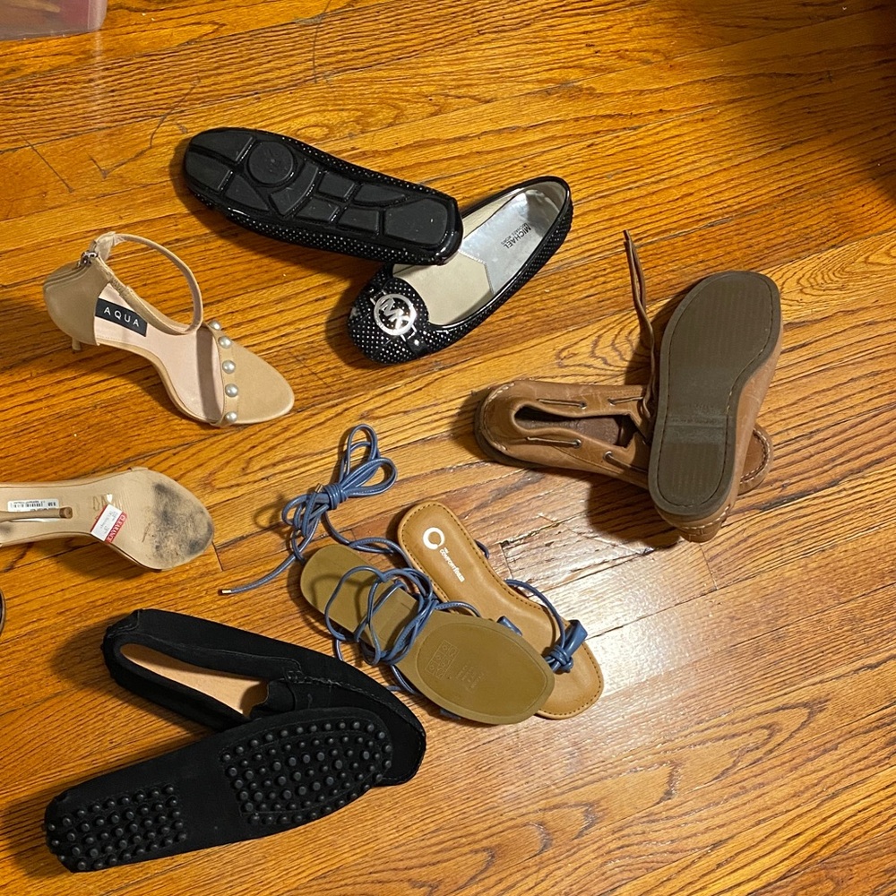 Aqua, MK, Sperry Top Soier, Tru Comfortfoam, Michael Kors, Loafers